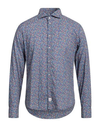 Shop Panama Man Shirt Blue Size Xxl Cotton