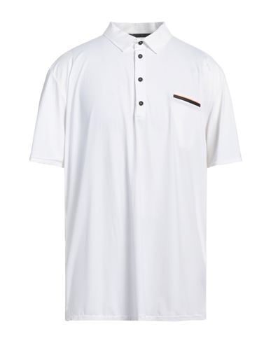 Rrd Man Polo Shirt White Size 48 Polyamide, Elastane