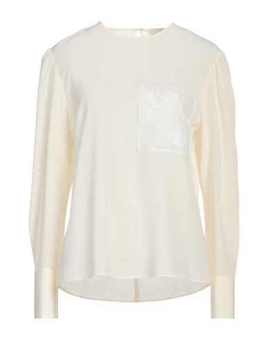 Chloé Woman Top Ivory Size 10 Cotton In White
