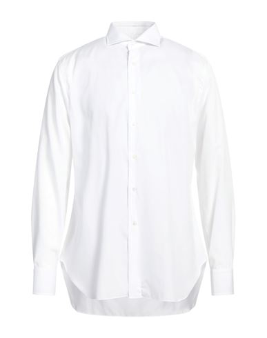 Alessandro Gherardi Man Shirt White Size 15 Cotton