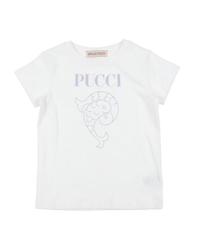 Shop Pucci Toddler Girl T-shirt White Size 4 Cotton