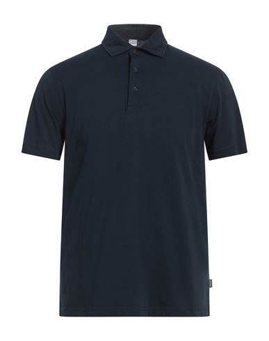 Aspesi Man Polo Shirt Navy Blue Size M Cotton