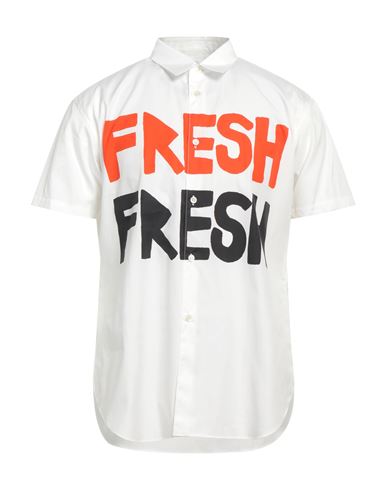 Shop Comme Des Garçons Shirt Man Shirt White Size Xl Cotton