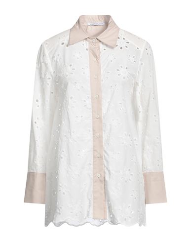 Le Sarte Del Sole Woman Shirt White Size 10 Cotton
