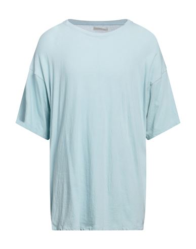 Shop Laneus Man T-shirt Sky Blue Size L Cotton, Polyamide