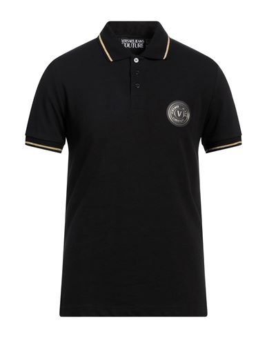Versace Jeans Couture V-emblem Polo Shirt In Green