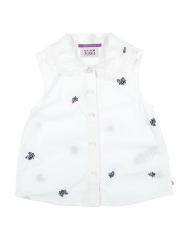 Shop Scotch R'belle Toddler Girl Shirt White Size 6 Organic Cotton, Polyester, Cotton