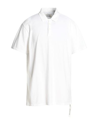 Bowery Man Polo Shirt White Size Xxl Cotton