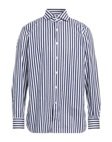 Shop Sonrisa Man Shirt Navy Blue Size 17 Organic Cotton