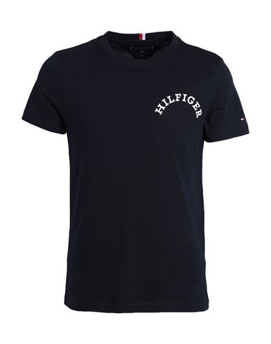 Tommy Hilfiger Man T-shirt Midnight Blue Size Xl Cotton