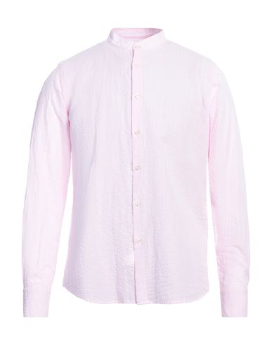 Gmf 965 Man Shirt Pink Size 16 Cotton, Linen