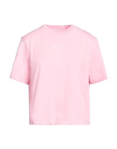 Shop Maison Kitsuné Woman T-shirt Pink Size L Cotton