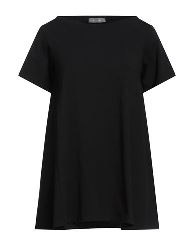 Neirami Woman T-shirt Black Size S Cotton, Elastane