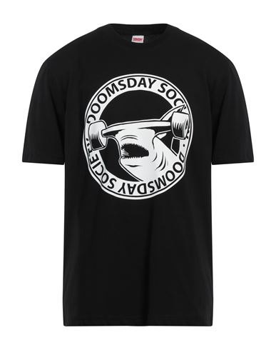 Doomsday Society Man T-shirt Black Size Xl Cotton