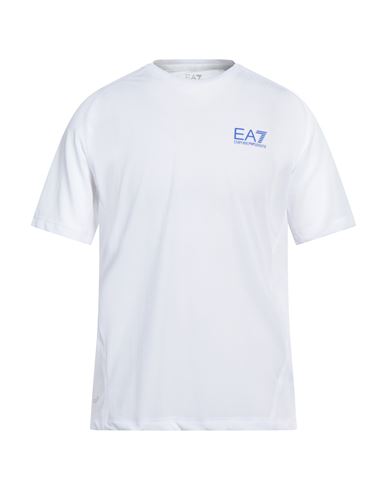 Ea7 Man T-shirt White Size 3xl Polyester