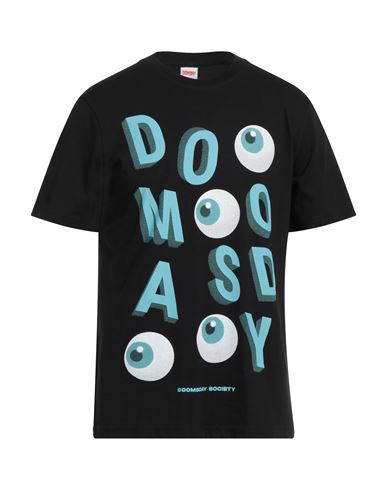 Doomsday Society Man T-shirt Black Size M Cotton