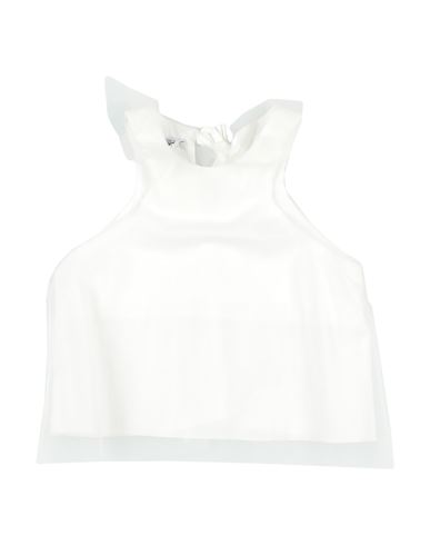 Shop Orimusi Toddler Girl Top White Size 6 Cotton, Nylon, Elastane