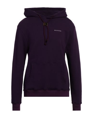Buscemi Man Sweatshirt Purple Size Xl Cotton, Elastane