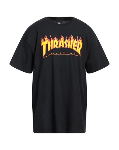 Thrasher Man T-shirt Black Size Xl Cotton
