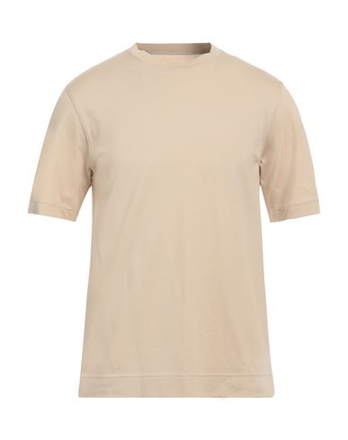 Circolo 1901 Man T-shirt Sand Size M Cotton, Elastane In Beige