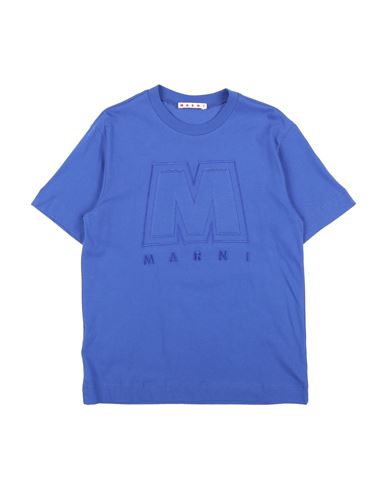 Shop Marni Toddler T-shirt Blue Size 6 Cotton