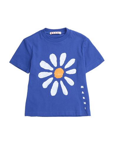 Shop Marni Toddler Girl T-shirt Blue Size 6 Cotton, Polyester