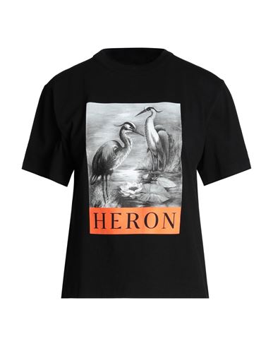 Heron Preston Woman T-shirt Black Size L Cotton, Polyester