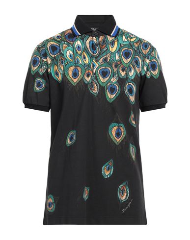 Dolce & Gabbana Man Polo Shirt Black Size 46 Cotton