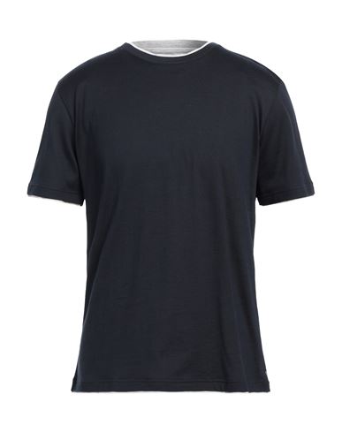 Eleventy Man T-shirt Midnight Blue Size Xl Cotton