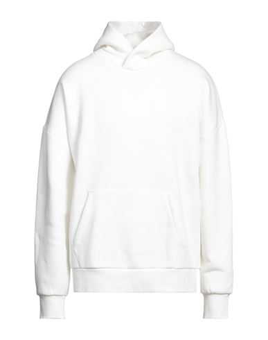 Woodrow Man Sweatshirt White Size L Cotton, Polyester