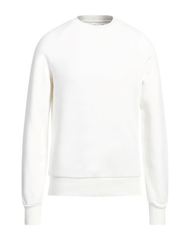 Woodrow Man Sweatshirt White Size S Cotton, Polyester