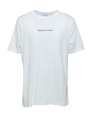Family First Milano Man T-shirt White Size L Cotton