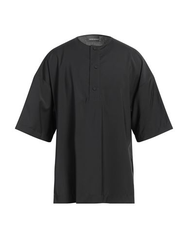 Emporio Armani Man T-shirt Black Size M Virgin Wool