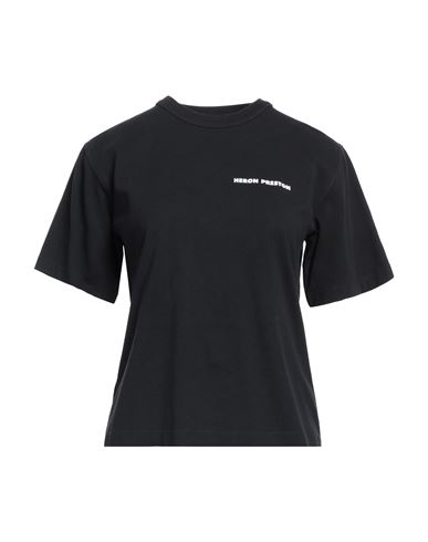Heron Preston Woman T-shirt Black Size S Cotton, Polyester