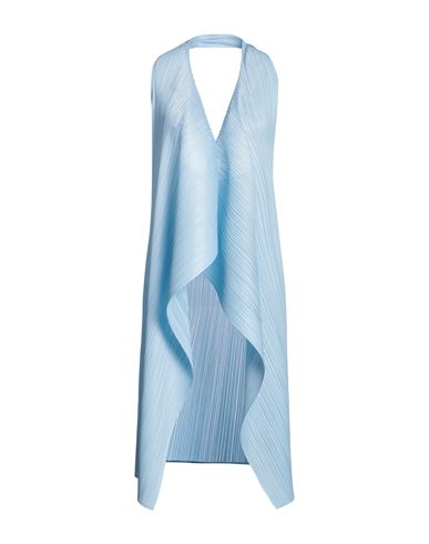 Issey Miyake Pleats Please  Woman Vest Sky Blue Size 5 Polyester