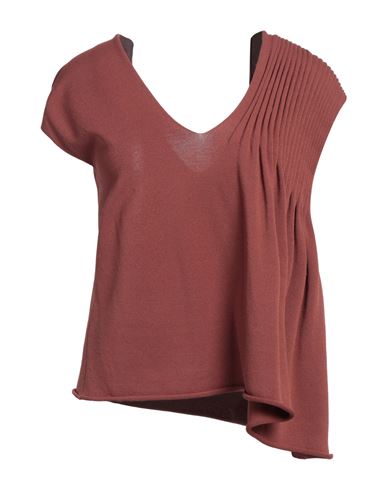Liviana Conti Woman Sweater Brown Size 8 Viscose, Polyamide, Elastane In Brown