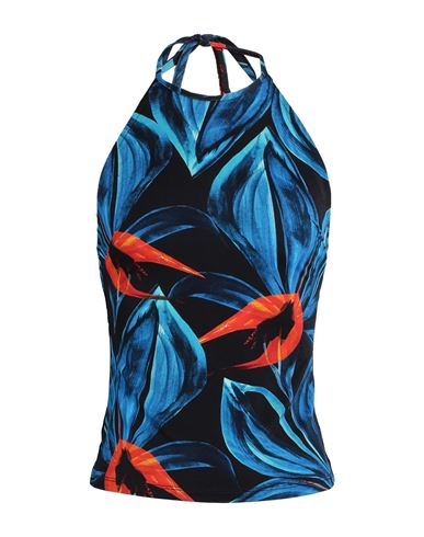LOUISA BALLOU LOUISA BALLOU WOMAN TOP BLACK SIZE S VISCOSE, ELASTANE