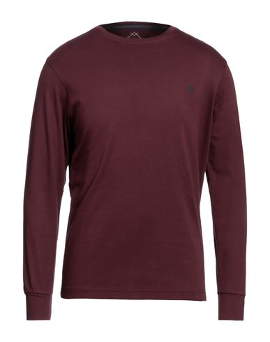 Harmont & Blaine Man T-shirt Burgundy Size Xl Cotton In Red