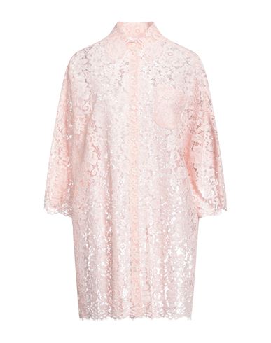 Dolce & Gabbana Woman Shirt Pink Size 8 Cotton, Viscose, Polyamide