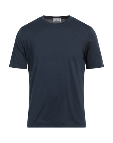 S. Moritz Man T-shirt Navy Blue Size 44 Cotton