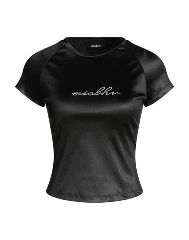 Misbhv Woman T-shirt Black Size L Textile Fibers