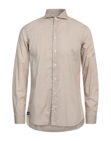 Lardini Man Shirt Beige Size 16 Cotton