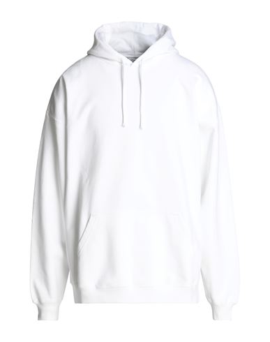 Shop Vetements Man Sweatshirt White Size S Cotton, Elastane