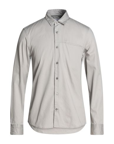 Calvin Klein Man Shirt Light Grey Size M Cotton