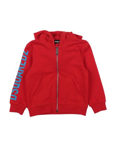 Shop Dsquared2 Toddler Boy Sweatshirt Red Size 6 Cotton