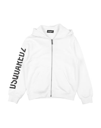 Dsquared2 Toddler Boy Sweatshirt White Size 6 Cotton In White