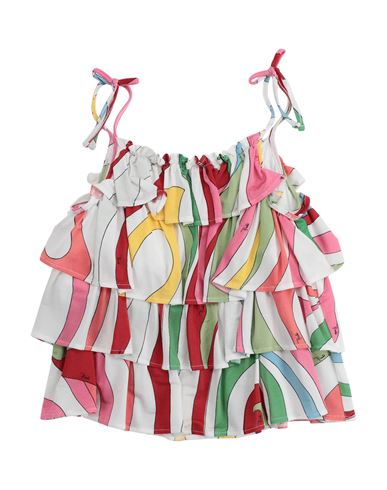 PUCCI PUCCI TODDLER GIRL TOP WHITE SIZE 6 VISCOSE, ELASTANE 
