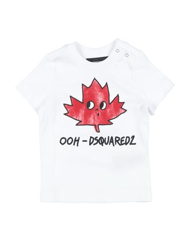 Dsquared2 Newborn T-shirt White Size 3 Cotton In White