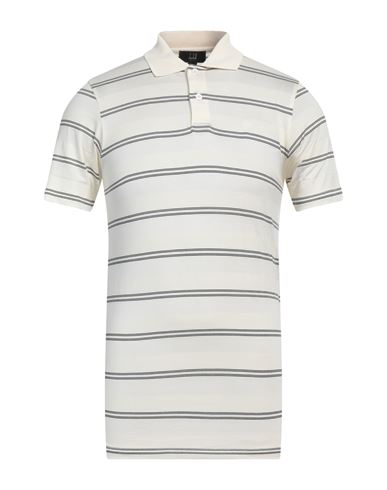 Dunhill Man Polo Shirt Ivory Size Xs Cotton, Mulberry Silk In White