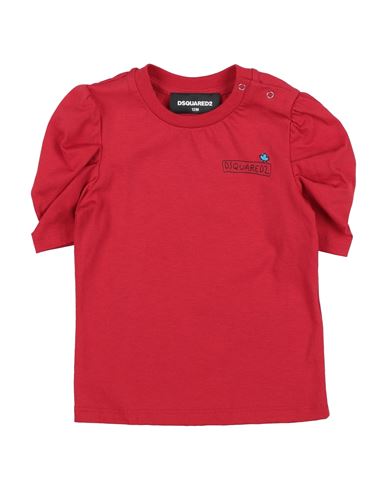 Dsquared2 Newborn Girl T-shirt Red Size 3 Cotton In Red